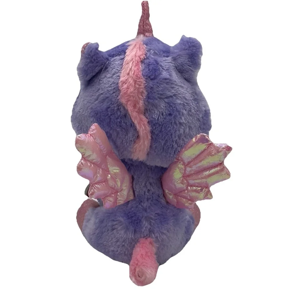 Ty Beanie‎ Boos - ATHENA the Purple Pegasus 6 Inch Claire's Exclusive Tags 6